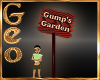 Geo Gumps Garden sign