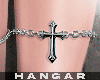 H. Cross Garters Silver