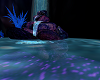 purple rock waterfall
