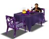 purple ballroom table,