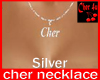 Cher necklace SILVER