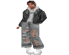 CARGO JEANS WITH PRINTS