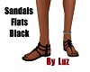 Sandal Flats  Black