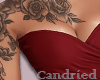 Red Corset + Tattoo