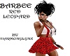 BARBEE RED LEOPARD FIT