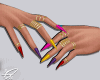 colors rings NAILS e