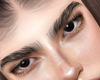 A| Square eyebrows