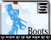 [S] Blue Christmas Boots