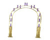 Candle Arche Gold-Purple