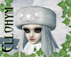 ~E- Elven White Fur Hat