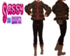Sassy leopard jean