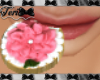 Pink Flower Mouth Cookie
