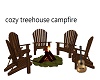 Cozy Treehouse Campfire