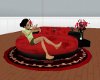 animated round bed