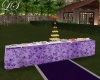 V Wedding Buffet Table
