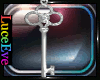 Silver Vintage Key 