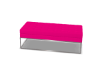 Pink ottoman seat