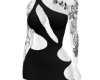 Dress black + tatoo