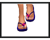 {G} Blue/Pink Sandals 