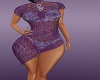 A19~Purple Sheer Dress