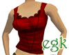 [egk] Lacy Cami Red