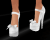 🤍MI x NI White Heels