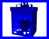 Blue Heart Neon Box