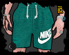 ⓜ shorts NK green