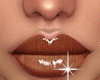 Brown Lips + Piercing