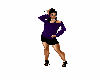 purple  sweater