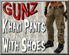 @ Khaki Pants w/ Shoes