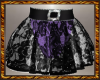Black Purple Skirt
