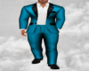 Teal elegant suit