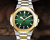 Gold Dial & Green Face