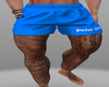 Short Blue Tattoo