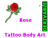 Tattoo Rose Belly