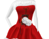 santa fur dress