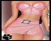 A~ Vinyl Pink Skirt