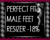 ❥ Perfect Feet Resize