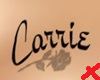 Carrie tattoo