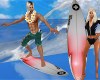 M/F Surfboard / Poses