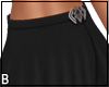 Black Scarf Skirt