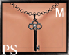 {PS} Key BLK Necklace M