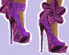 purple party heels
