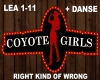 Coyote Girls-Right king