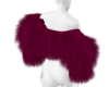 Dark Rose Fur Wrap