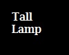 [A] tall lamp