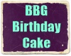 BBG's Bday Cake
