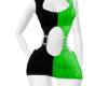 Black Green Wendy Dress