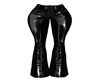 Leather Flares Black
